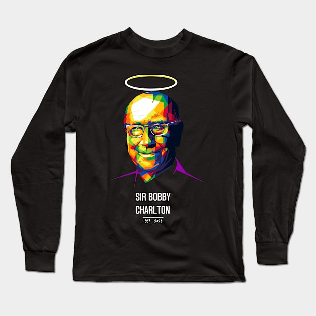 Sir Bobby Charlton Long Sleeve T-Shirt by dr.dre45_